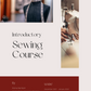 sewing course booklet cover: how to sew basics